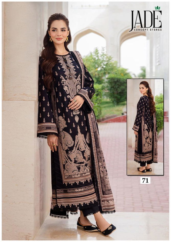 Chevron Vol 8 By Jade Lawn Cotton Pakistani Dress Material Wholesale Shop In Surat
